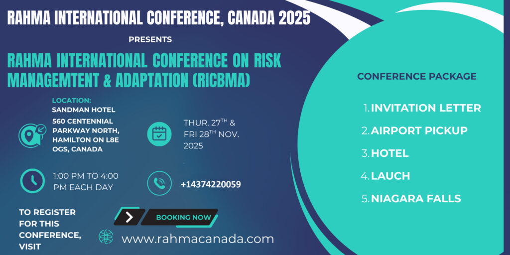 Blue and White Modern Business Conference 2023 Banner Landscape